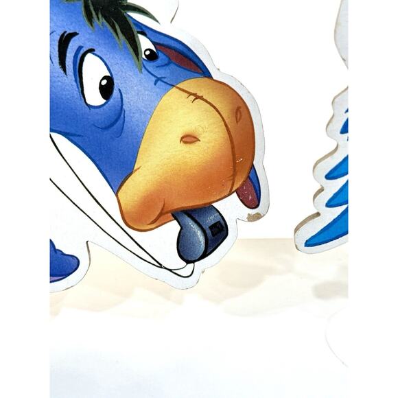 Vintage Disney Winnie The Pooh And Characters Pressed Cardboard Wall Hangings - Picture 11 of 16